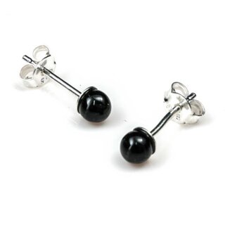 Sch&ouml;rl Ohrstecker Kugel ca. 0,4cm, 92,5er Silber VE6St.