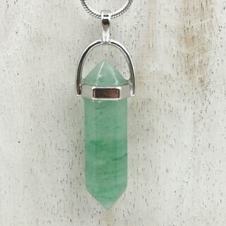 Aventurin gr&uuml;n Doppelspitze ca. 30mm VE5St.