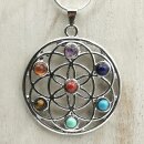 Chakra-Anh&auml;nger "Blume" ca. 40mm VE3St.