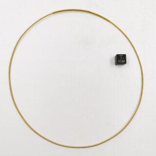 Metallreif goldfarben ca. 45cm VE5St.