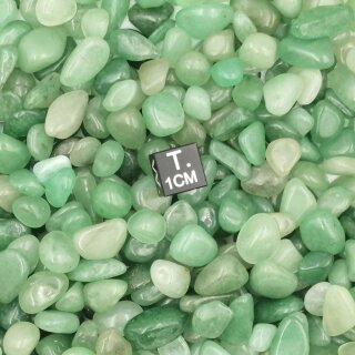 Aventurin gr&uuml;n Trommelstein mini ca. 7-9mm VE1kg