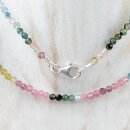 Turmalin mehrf. Kette Kugel fac. ca. 0,3 / 45cm