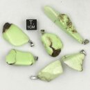 Zitronenmagnesit Trommelstein mit Stift&ouml;se aus...