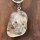 Topaz Trommelstein mit Stift&ouml;se aus 92,5er Silber