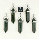 Apatit gr&uuml;n Doppelspitze ca. 30mm VE5St.