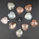 Mondstein bunt Herz gestiftet ca. 20mm VE10St.