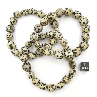 Dalmatinerstein Armband Nugget ca. 0,8x1,2 / 19cm