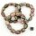 Rhodonit Armband Nugget ca. 0,7x0,9 bis 1,0x1,5 / 19cm AB-Qualit&auml;t