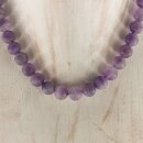 Amethystquarz matt Strang Kugel ca. 0,8 / 37-40cm