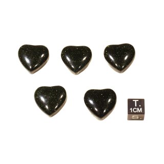 Gr&uuml;nfluss synth. Herz ca. 20mm VE5St.